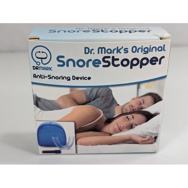 Dr. Mark's Original Snore Stopper Anti- Snoring Device Mouthpiece NEW Sealed