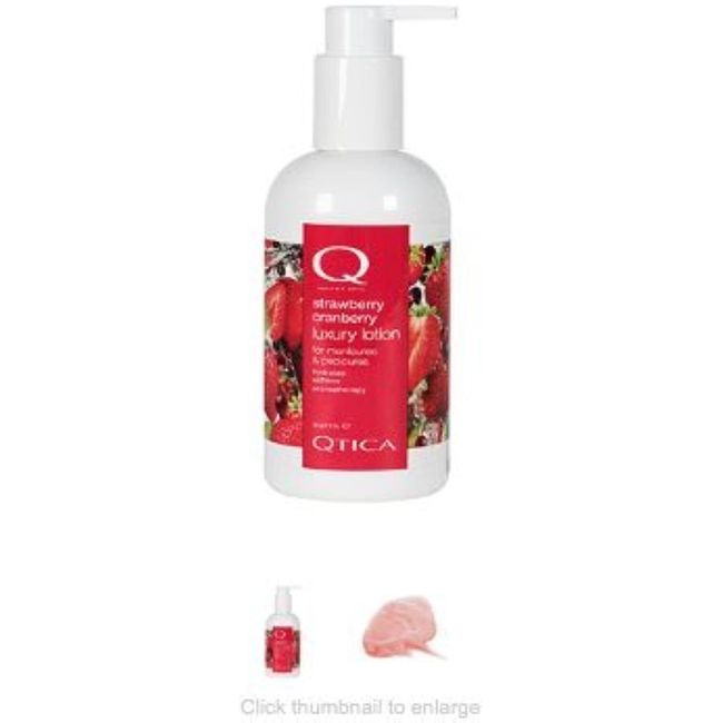 QTICA Smart Spa Strawberry Cranberry Luxury Lotion 8.5oz