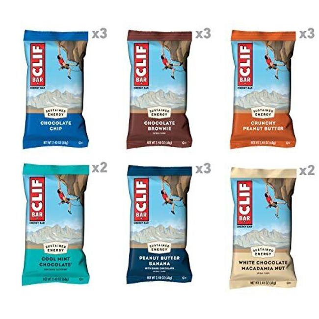 CLIF BARS Energy Bars Best Sellers Variety Pack Made with Organic Oats Plant