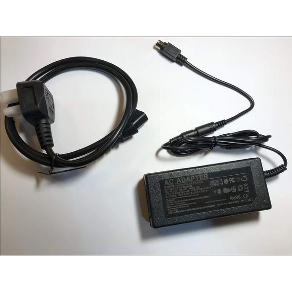 Replacement for 24V 3A AC-DC Adaptor Power Supply with 4 Pin Connector + on Bottom 2