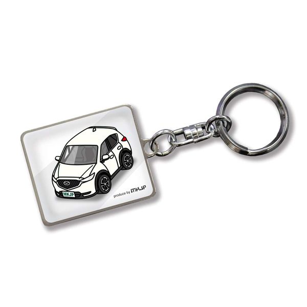MKJP Custom Key Chain Mazda CX-5 KF Base: White Car Color: White