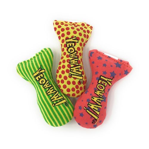 YEOWWW Very Strong Organic Catnip Cat Toys (1x Pollock 3x Stinkies)