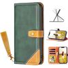 Pixel 8a Case Folio Pixel 8a Case Google Pixel 8a Folio Case with Strap Pixel 8a Smartphone Case Pixel 8a Cover Card Holder Stand Function Magnetic Pixel 8a Case Wallet Type (Google Pixel 8A, Retro