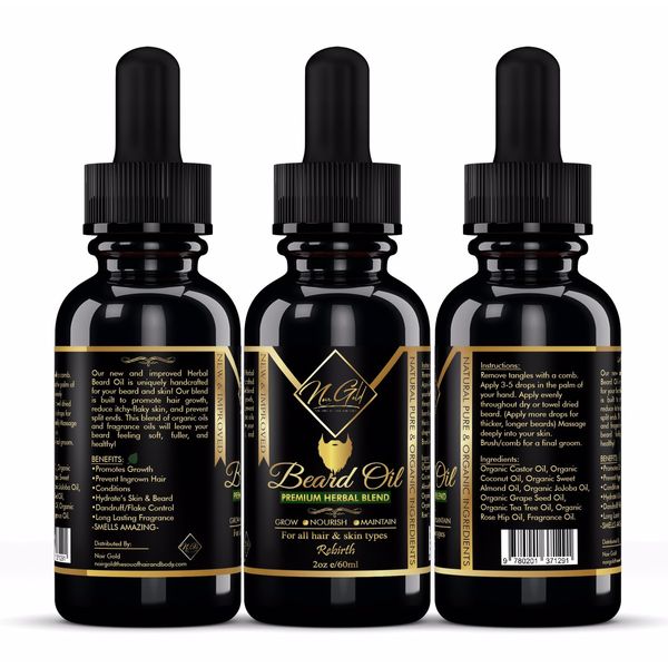 ORGANIC HERBAL BLEND BEARD GROWTH OIL