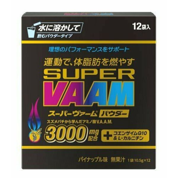 Meiji Super VAAM powder pineapple flavor 10.5g 12 bags 119x40x137 763109785086