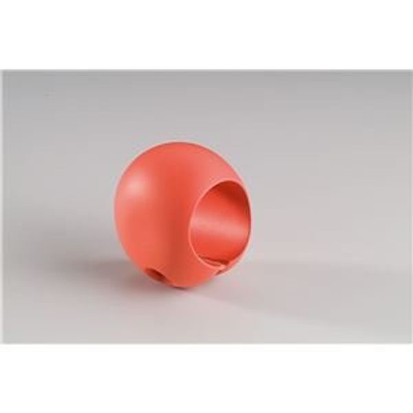 ds-1538743 Stair Handrail, Non-Slip, "Anywhere Grip", Egg Shape, Soft Resin, Diameter 1.3 inches (32 mm), Coral, Polar Bear, Made in Japan, Set of 5