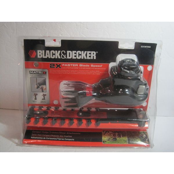 New, Black & Decker Martix 12V, 20V compact hedge trimmer shear attachment