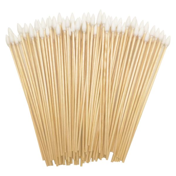 600pcs Precision Cotton Swabs with 6'' Long Sticks for Gun Cleaning, Makeup or Pets