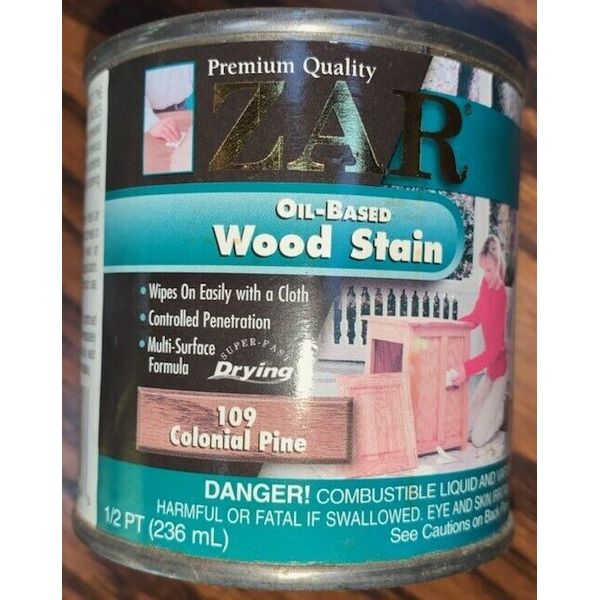 Zar Interior Stain 109 Colonial Pine 1/2 pint