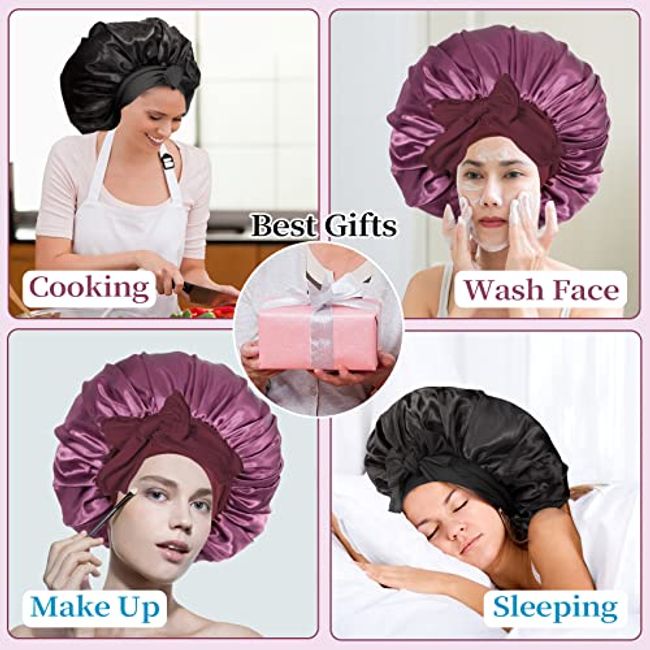  Customize Satin Bonnet Hair Care Silk Bonnet for