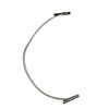 White Treasury Tag Metal End 150mm (10)