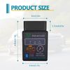 Bluetooth OBD2 Wireless Scanner Diagnostic Tool, Vehicle Code Reader for Car, Scan Tool Reset & Clear Check Car Engine Light, Compatible with iOS & Android & Windows