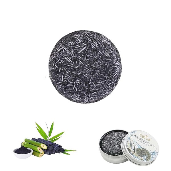 Spartan Gray Hair Reverse Bar Organic Grey Hair Shampoo Bar for Men and Women Hair Darkening and Coverage White Hair Repair Soap１pc