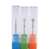 MZCMSL Ball Diamond Nail Bit Cuticle Clean Nail Art Tool 3pcs