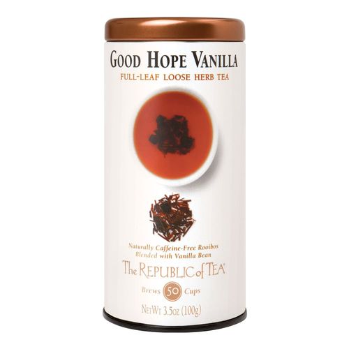 The Republic of Tea Good Hope Vanilla Red Full-Leaf Tea, 3.5 Ounces / 50 Cups
