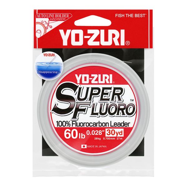 Yo-Zuri SUPERFLUORO 30YD 60LB, Natural Clear