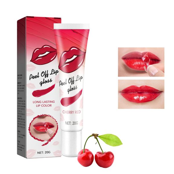 Peel Off Red Lipgloss, Magic Lippen Tattoo Lipstick, Peel Off Mask Lippenfärbung, Wasserfester Antihaft-Cup-Lippenstift-Lipgloss, Tear-off Lip Gloss, Magic Tattoo Lipgloss, Long Lasting Make-up #2