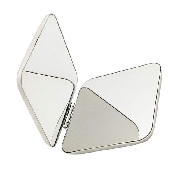 KESYOO Portable Mirror, Cosmetic Mirror, Mini Pocket Mirror, Foldable, Hand Mirror, Pocket Mirror, Double-Sided Mirror, Compact, Compact, Compact, Lightweight, Gift, Travel Convenience (white)