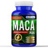 Maca Root Capsules 10000mg, Maca Extract for Men & Women, Stamina, Mood Support