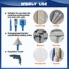 Triangle Shank Diamond Drilling Bit Kit 11pc Hole Saw Set Tile Granite Marble