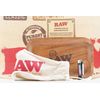 Bundle - 2 Items - Raw Wood Rolling Tray and Patriot Disposable Lighter