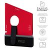 Swedish Ice Scraper - 6mm Dark Red with Neoprene Holder