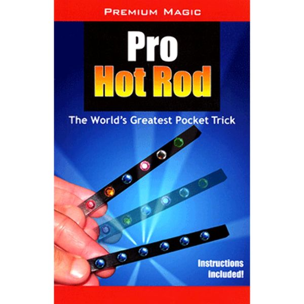 Pro Hot Rod (CLEAR) by Premium Magic, Magic Trick, No Skill Required, Beginner, Close Up Magic