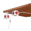 PowerCube Extended - 5 Outlet Power Adapter w/ 5ft Extension cord - Boston Red