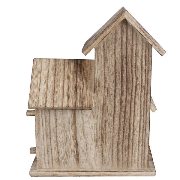 Wooden Birdhouse Small Outdoor Garden Birds Nesting Box Bird House Pets Supplies