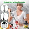 1100W Handheld Immersion Blender Set W/ Variable Speed Chopper Whisk Frother New
