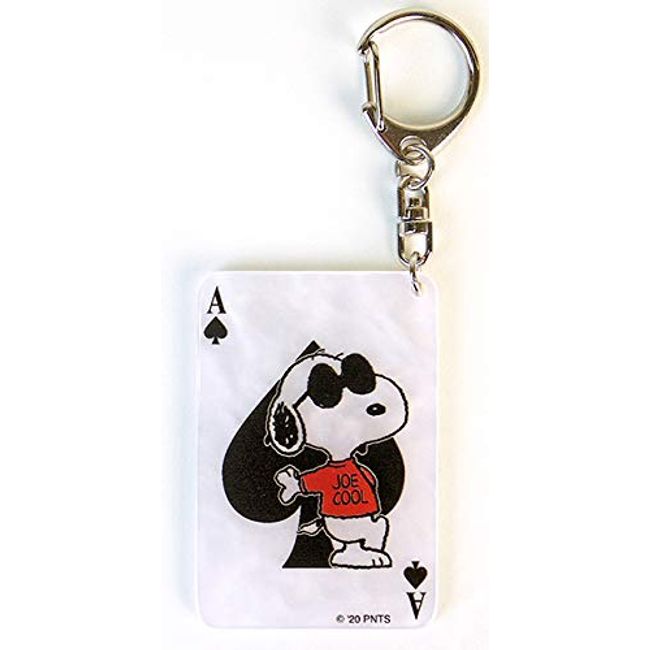 Snoopy Snoopy Keychain Playing Cards Spade Peanuts