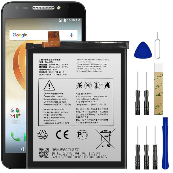 For BlackBerry Key2 LE BBE100-4 Replacement TLP029C1Battery Tool