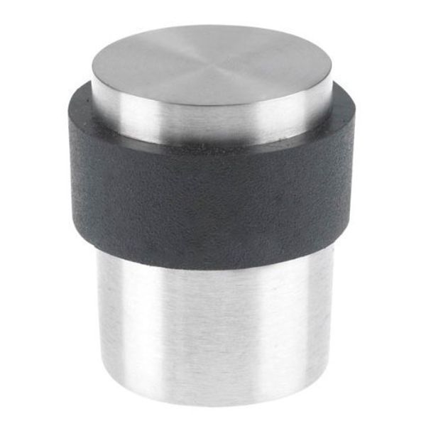 1 x Door Stop 41mm in Satin Stainless Steel for Floor mounting, fixings Included.