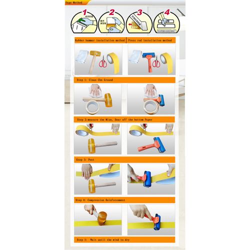 Black Yellow Anti Slip Tape Printed"Watch Your Step" 1.97 Inch x 16.4 Foot Anti-Slip Tape, Floor Tape,Stairs Tape,Safety Tape Roll (Black Yellow)