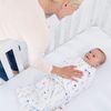 Halo Sleepsack Swaddle, 100% Cotton, Triangle Neutral, Multi, Small