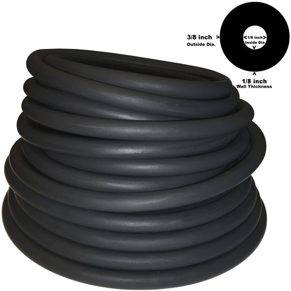 Spearit 3/8 Rubber Speargun TUBING (408) Black 10FT