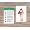 Qibla Direction Arrow (2pk) - Wall/Ceiling Decal Sticker (S004M) (Copper Metalic)