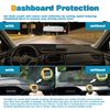 Dashboard Center Console Sunshield Cover Mat Protector For Nissan Rogue 2014-20