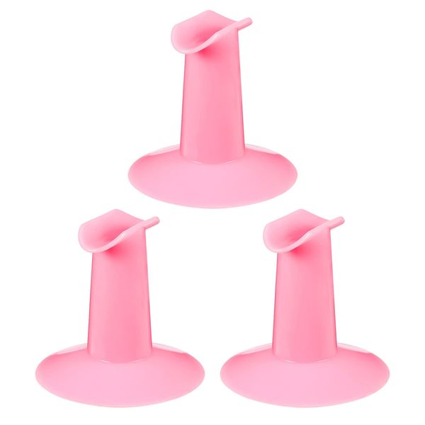 Milisten 3pcs Plastic Nail Art Finger Rest Stand Toe Separators for Painting Salon Diy Finger