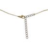 Emerald Beaded Chain Anklet in Bronze