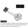 sourcing map 10pcs Port Blocker Locking USB Port/Dust PC Blocker with Coded Key,Black