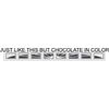 CLOPAY Garage Doors CHOCOLATE SUNSET 505  Window Inserts/Short Panel  Set of 8