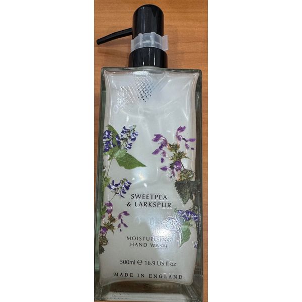 Sweetpea & Larkspur Moisturizing Hand Wash, 16.9 US fl oz, Made in England