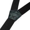 RBOCOTT Hidden Black Braces Suspender for Men Under Clothes with 3 Snap Loop(1.48" Wide)(1)