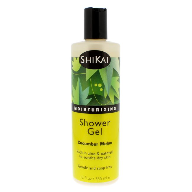 ShiKai Shower Gel, Moisturizing, Cucumber Melon - 12 fl oz