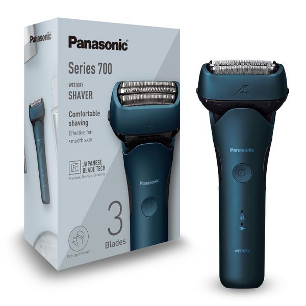 Panasonic ES-ALT4B 3-Blade Wet and Dry Electric Shaver for Men, Rechargeable,Skin Comfort Sensor, Multi-Flex 12D Head - Minimize The 5 o’Clock Shadow