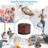 500ml Essential Oil Diffuser, YONGYAO Cool Mist Aromatherapy Scented Diffuser Humidifier for Home, Bedroom, Baby Room,Spa with 7 LED Color Lights and Auto Shut-Off, BPA-Free- Dark Grey Wood Grain