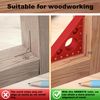 GREBSTK Triangle Ruler 45&90 Degree Triangle Angle Ruler Carpentry Squares Measuring Tool for Woodworking