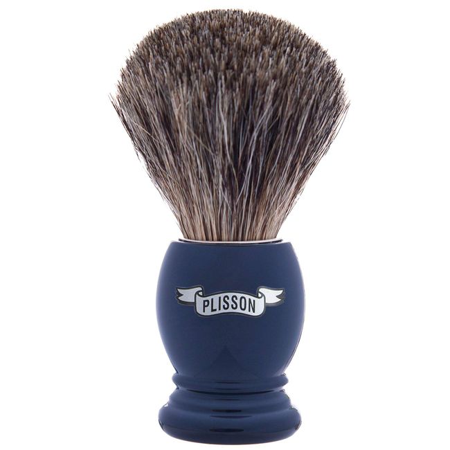 Plesson Pure Badger Brush Size 12 Natural Grey Bristles