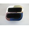 DIMMER SWITCH PAD POLISHED BILLET ALUMINUM COVER WITH RUBBER INSERTS #8514